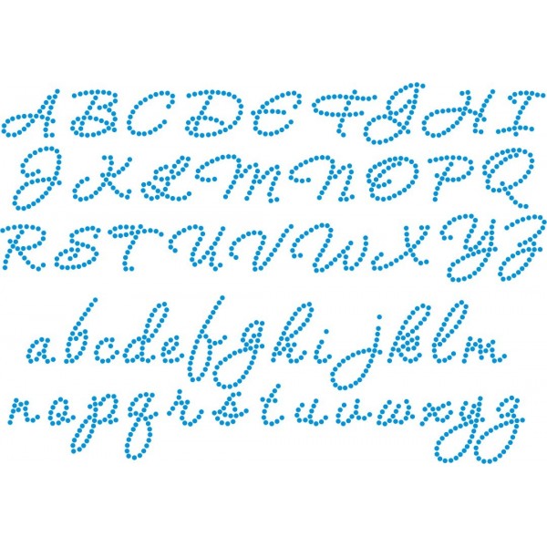 16ss Cursive Alphabet Template Rhinestone Artwork A lively script casual cursive style stencils to print. rhinestone artwork