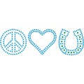 Peace Love Horseshoe - Template